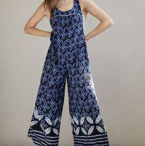 Anthropologie Patterned Jumpsuit NWT Medium